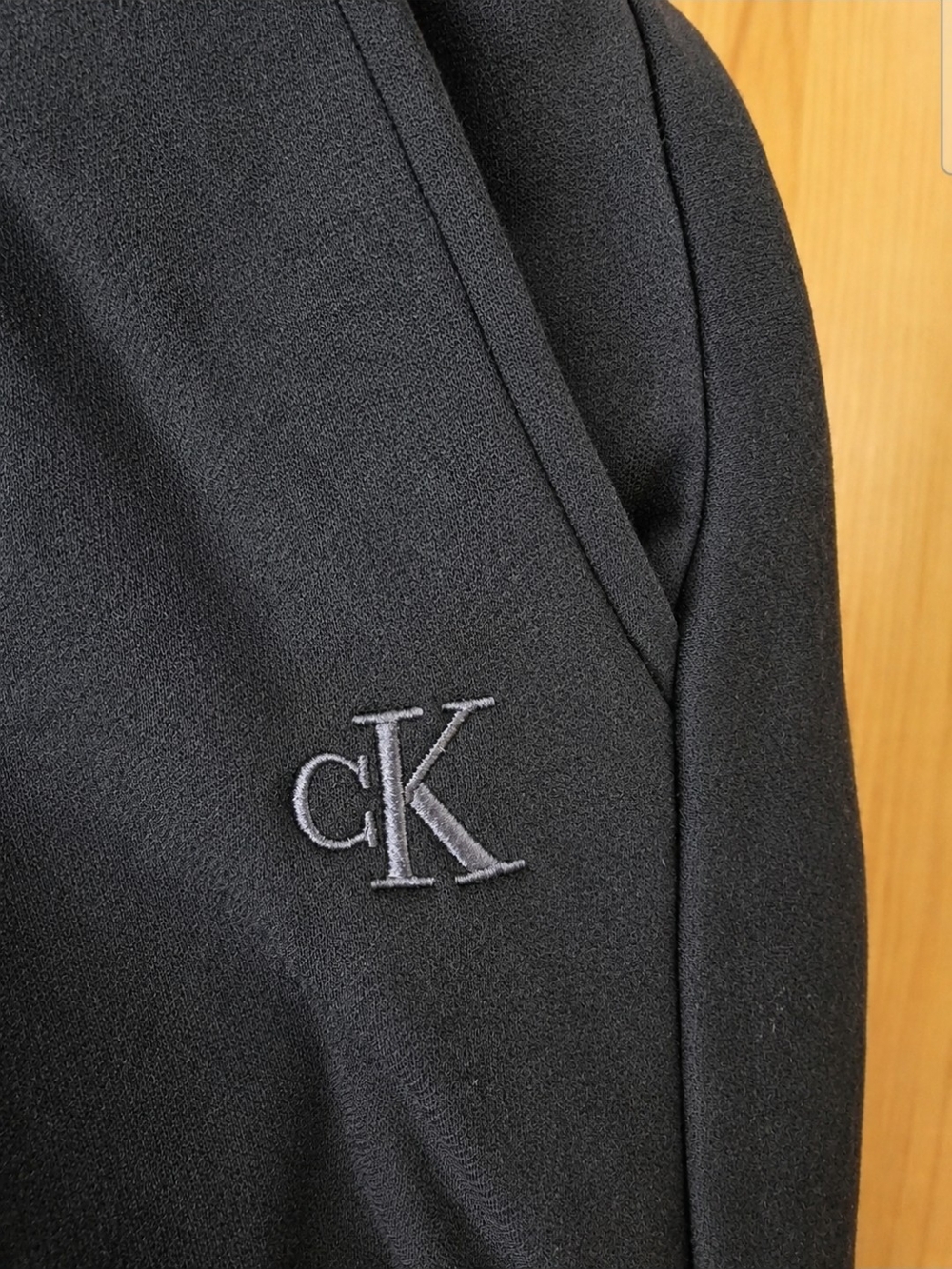 Calvin Klein Black Women's Sweatpants with CK Embroidery